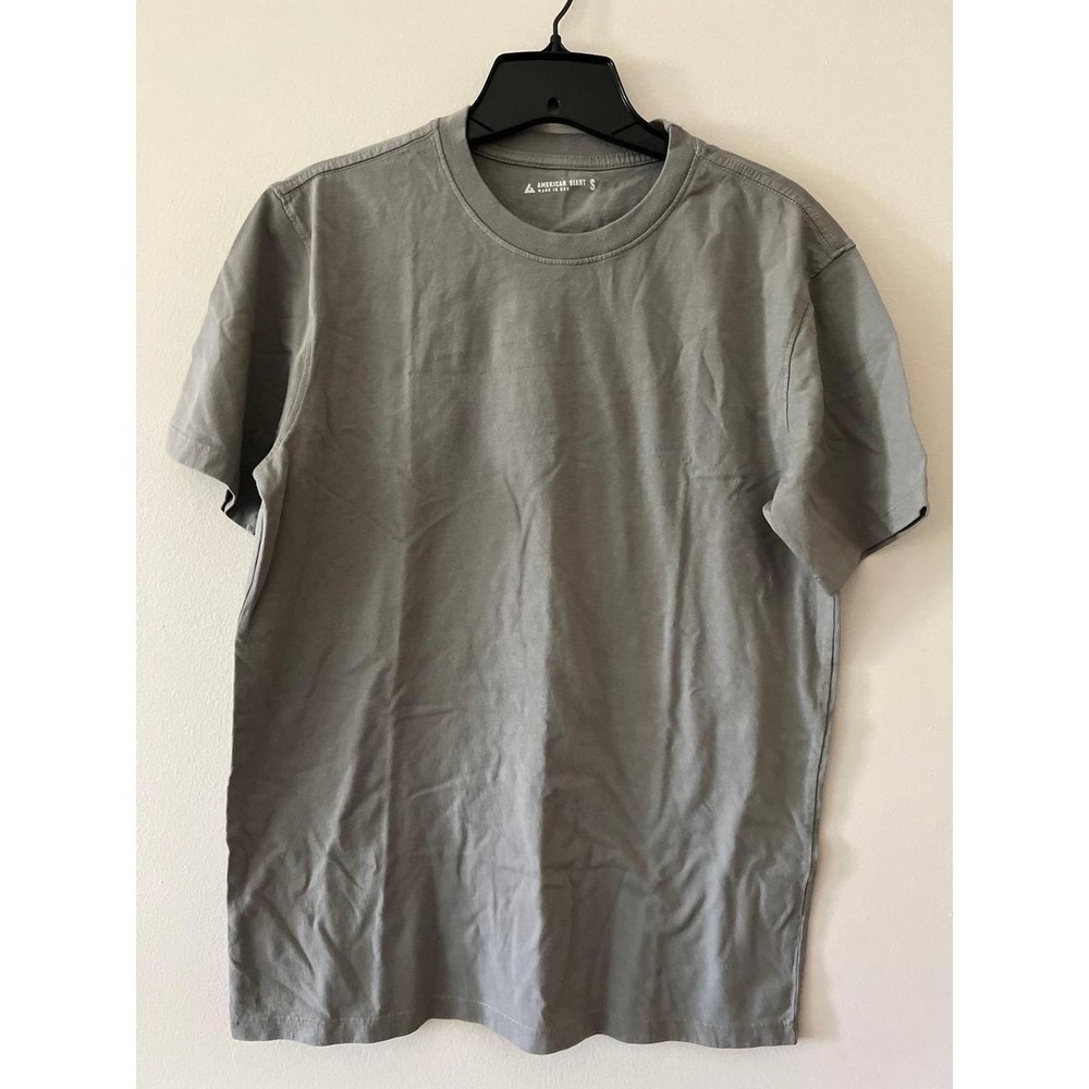 American Giant Crew Neck T-Shirt Gray Small NWOT